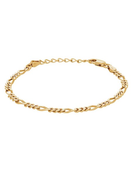 NORDAHL JEWELLERY | Forgyldt sølv armbånd FIGARO52 3mm