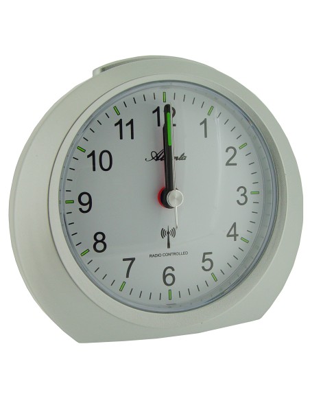 BONETT | Radiok. analog vækkeur, sølvf.