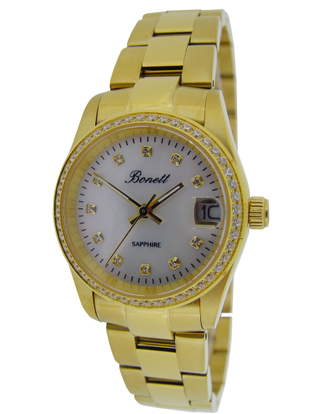 BONETT | Dame double m/ sten-Safirglas