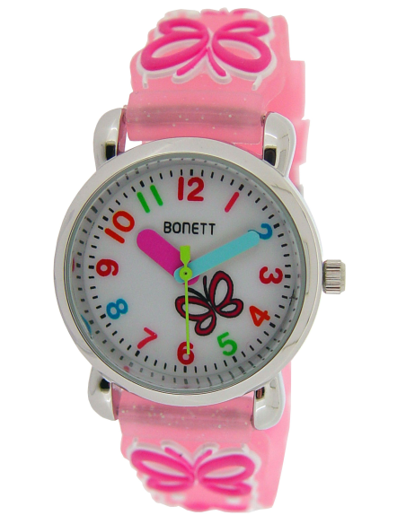 BONETT | Pigeur med sommerfugl PINK