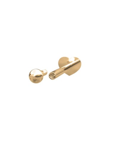 NORDAHL JEWELLERY | 14kt. Labret-piercing kugle 2mm solid PIERCE52 1st