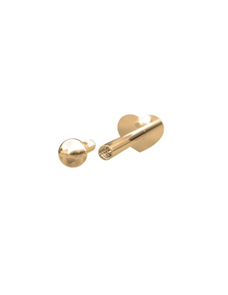 NORDAHL JEWELLERY | 14kt. Labret-piercing kugle 2mm solid PIERCE52 1st