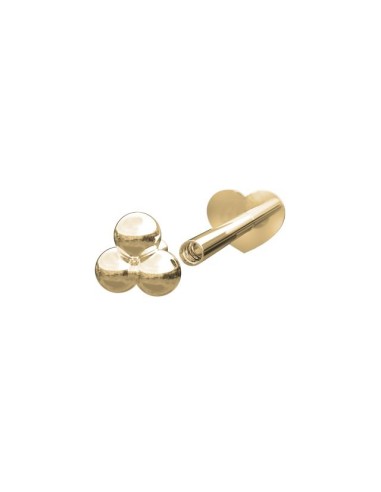 NORDAHL JEWELLERY | 14kt. Labret-piercing 3*2mm kugler PIERCE52 1stk