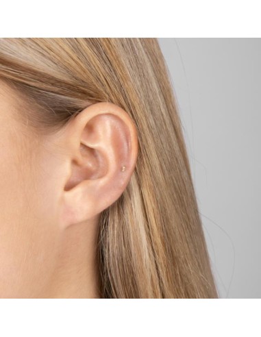 NORDAHL JEWELLERY | 14kt. Labret-PIERCE52 2 dia 0,008ct 3mm Grab 1stk