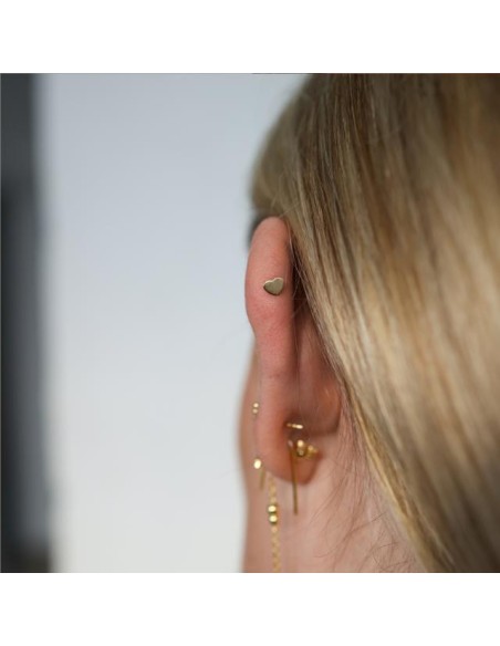 NORDAHL JEWELLERY | 14kt. Labret 3 dia 0,04ct 3mm Rør PIERCE52 1stk