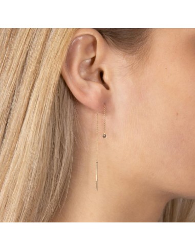 NORDAHL JEWELLERY | 14kt. guldørekæde m/3mm plade PIERCE52 1stk.