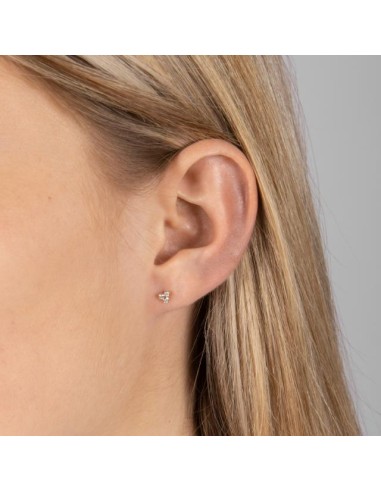 NORDAHL JEWELLERY | 14kt. guldørestik m/3 dia 0,04ct 3mm PIERCE52 1stk