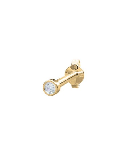 NORDAHL JEWELLERY | 14kt. guldørestik m/1 dia 0,014ct 1,5mm PIERCE52 1