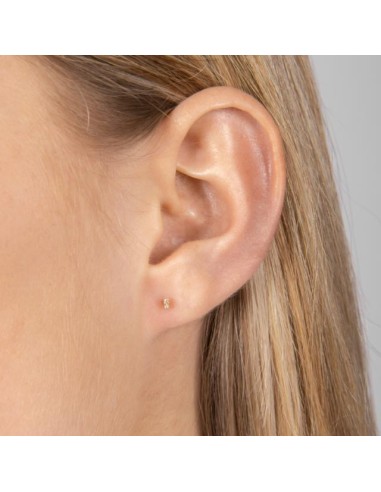 NORDAHL JEWELLERY | 14kt. guldørestik m/2 dia 0,008ct 3mm PIERCE52 1st