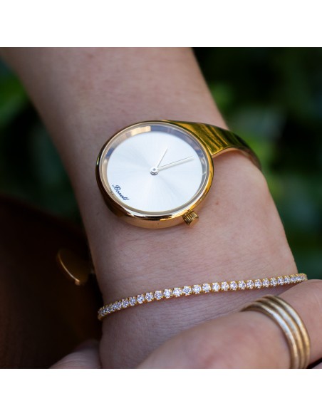 BONETT - DAME HALVBØJLE UR DOUBLE MAT SKIVE Ø30MM