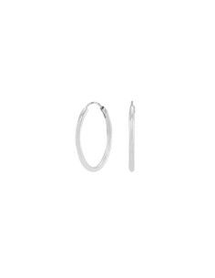 NORDAHL JEWELLERY | Rhd. Sølv creol 20mm HOOPS52