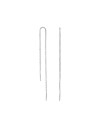 NORDAHL JEWELLERY | Rhd. sølv øreringe LINE52