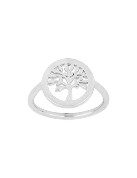 NORDAHL JEWELLERY | Rhod. sølvring TREE52 11mm
