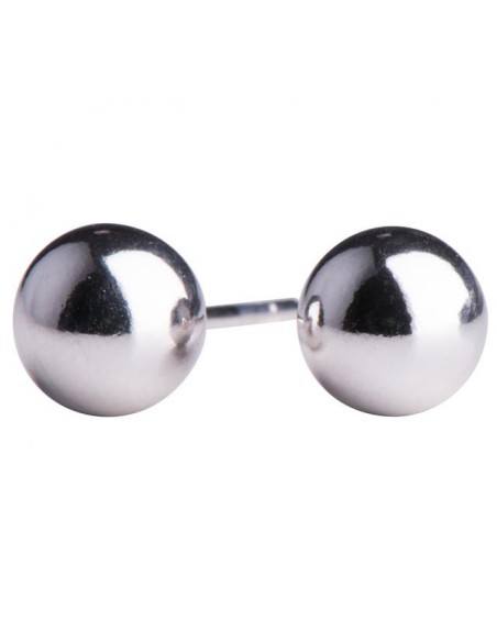 NORDAHL JEWELLERY - RHD SØLV ØRESTIKKER BLANK KUGLE 7 MM