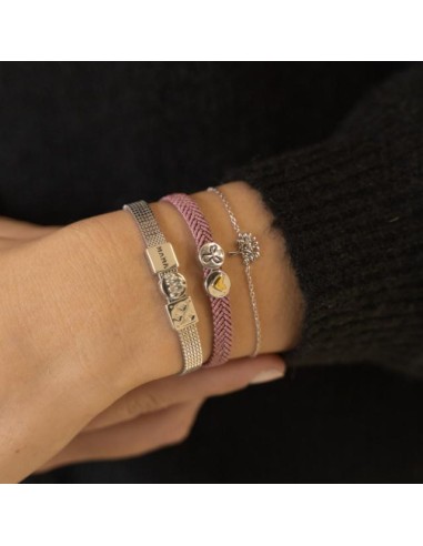 NORDAHL JEWELLERY | Rhod. sølvarmbånd TREE52 10mm