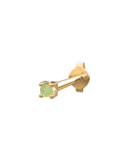 NORDAHL JEWELLERY | 14kt. guldørestik peridot PIERCE52 1stk