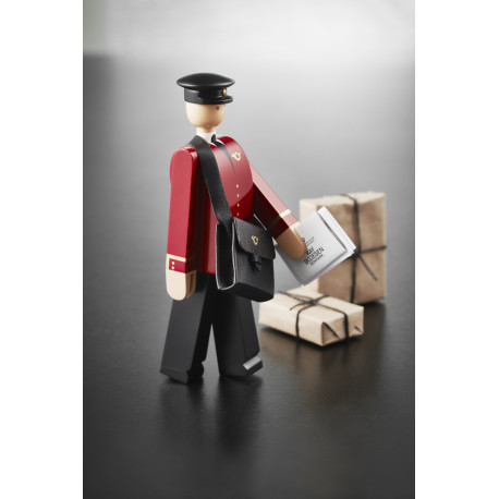 KAY BOJESEN - POSTMAND EINAR - TRÆFIGUR I MALET BØG