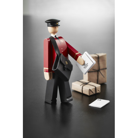 KAY BOJESEN - POSTMAND EINAR - TRÆFIGUR I MALET BØG