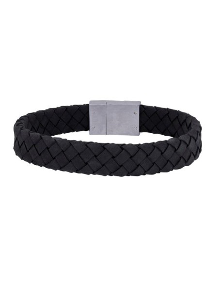 SON OF NOA | SON armbånd sort kalveskind 19cm 12mm