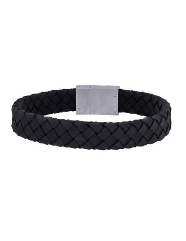 SON OF NOA | SON armbånd sort kalveskind 21cm 12mm