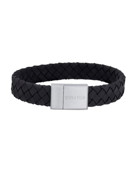 SON OF NOA | SON armbånd sort kalveskind 23cm 12mm