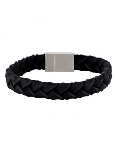 SON OF NOA | SON armbånd sort kalveskind 23cm