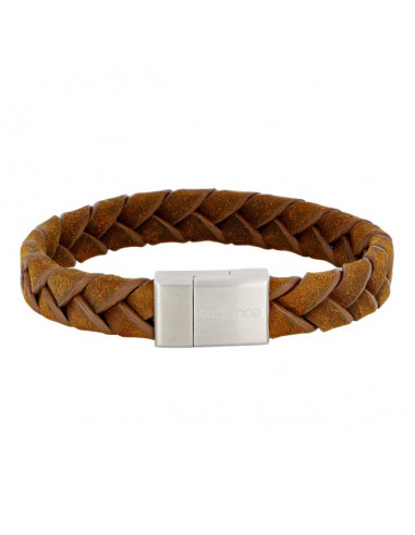 SON OF NOA | SON armbånd brun kalveskin 21cm