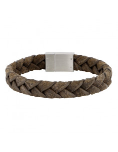 SON OF NOA | SON armbånd grå kalveskind 19cm 2