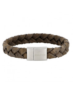 SON OF NOA | SON armbånd grå kalveskind 19cm