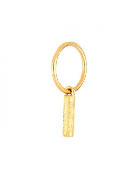 SON OF NOA | SON Forgyldt sølv creoler stav 1stk SON OF NOA | SON Forgyldt sølv creoler stav 1stk