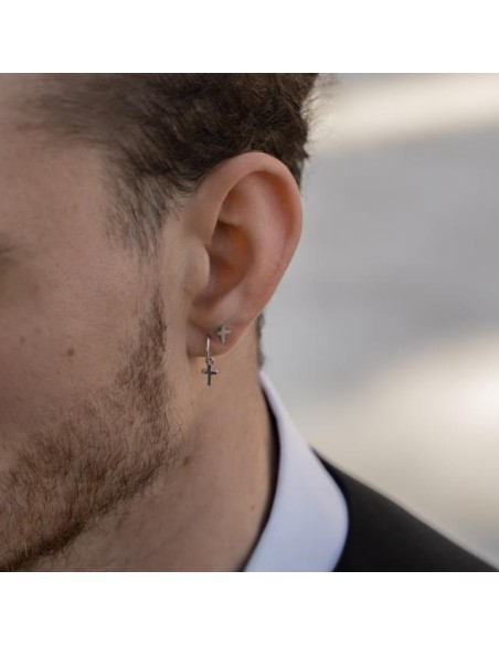 SON OF NOA | SON Rhd. sølv creol kors 1stk