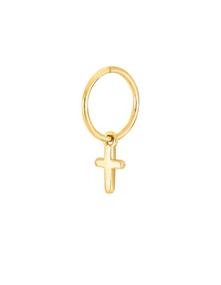 SON OF NOA | SON Forgyldt sølv creol kors 1stk SON OF NOA | SON Forgyldt sølv creol kors 1stk