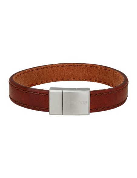 SON OF NOA | SON armbånd brun kalveskind 21cm 12mm