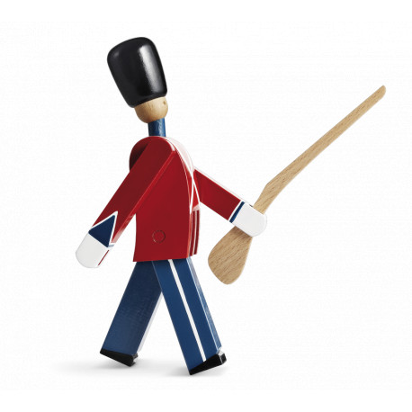 KAY BOJESEN - MENIG MED GEVÆR - TRÆFIGUR I MALET BØG