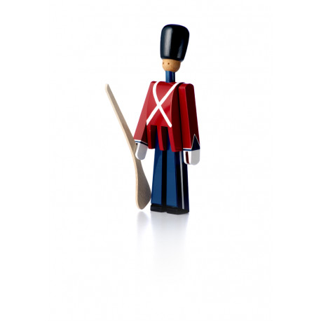 KAY BOJESEN - MENIG MED GEVÆR - TRÆFIGUR I MALET BØG