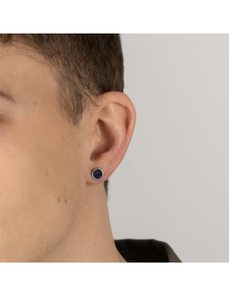 SON OF NOA | SON Rhd. sølv ørestik med sodalite 1 stk.