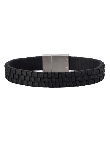SON OF NOA | SON armbånd sort kalveskind 19cm 12mm