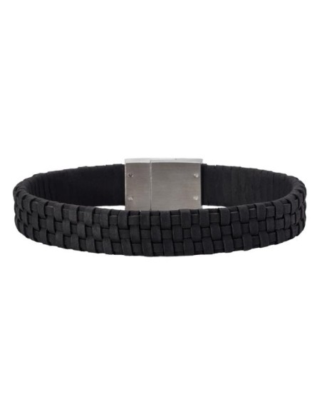SON OF NOA | SON armbånd sort kalveskind 21cm 12mm