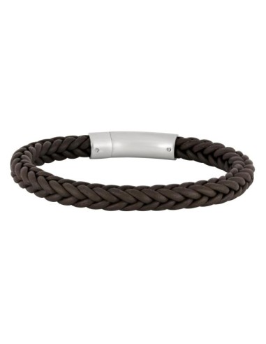 SON OF NOA | SON armbånd mørkebrun kalveskind 19cm