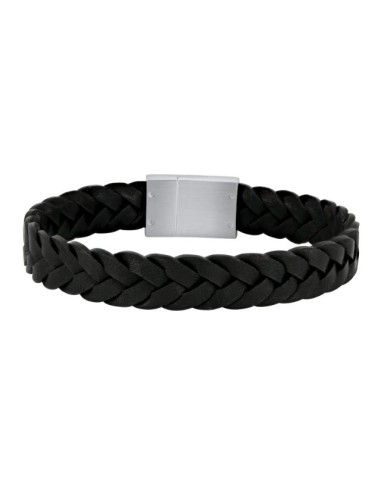 SON OF NOA | SON armbånd sort kalveskind 19cm