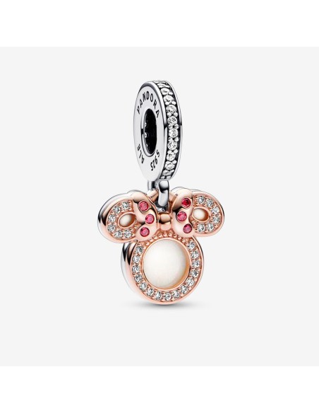 PANDORA | Disney Minnie Mouse Silhuet Charm med dobbelt vedhæng PANDORA | Disney Minnie Mouse Silhuet Charm med dobbelt vedhæng