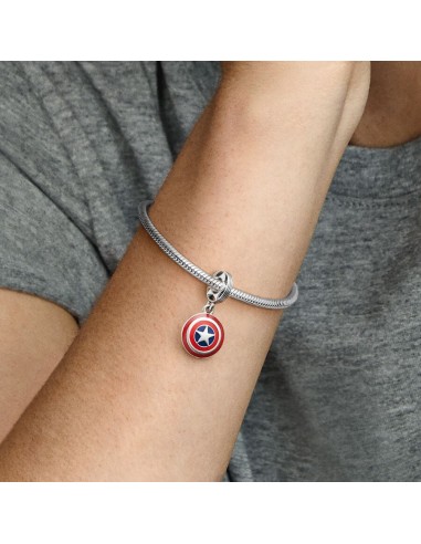 PANDORA | Marvel The Avengers Captain Americas Skjold Charm med vedhæng