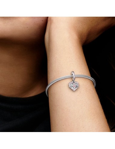 PANDORA | Hjerte & Mum Charm med vedhæng