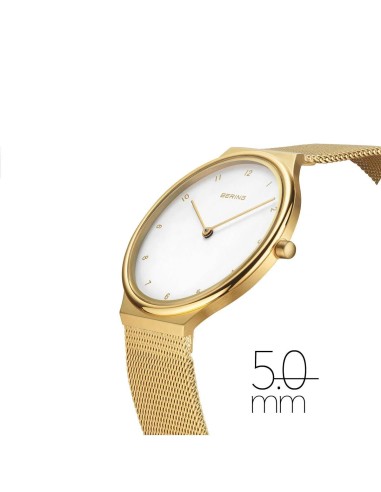 BERING | Ultra Slim | poleret/børstet guld