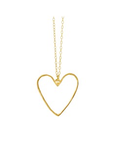 SUSANNE FRIIS BJØRNER | Forgyldt hjerte halskæde