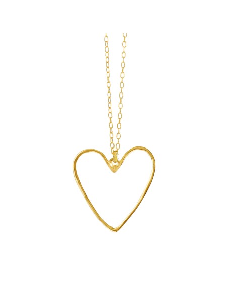 SUSANNE FRIIS BJØRNER | Forgyldt hjerte halskæde