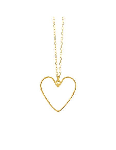 SUSANNE FRIIS BJØRNER | Forgyldt hjerte halskæde