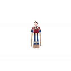 KAY BOJESEN - SKILØBER PIGE DATTI - TRÆFIGUR I MALET BØG