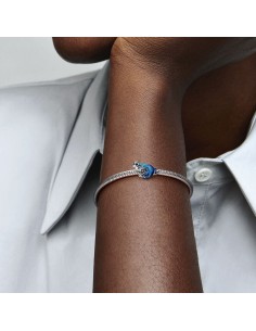 PANDORA | Metalblå Gekko charm 2