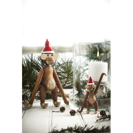 KAY BOJESEN - MINI NISSEHUE - NISSEHUE I MALET BØG TIL KAY BOJESEN TRÆFIGURER